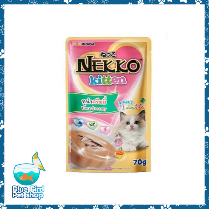 Nekko Cat Pouch Kitten Creamy 70g 6001