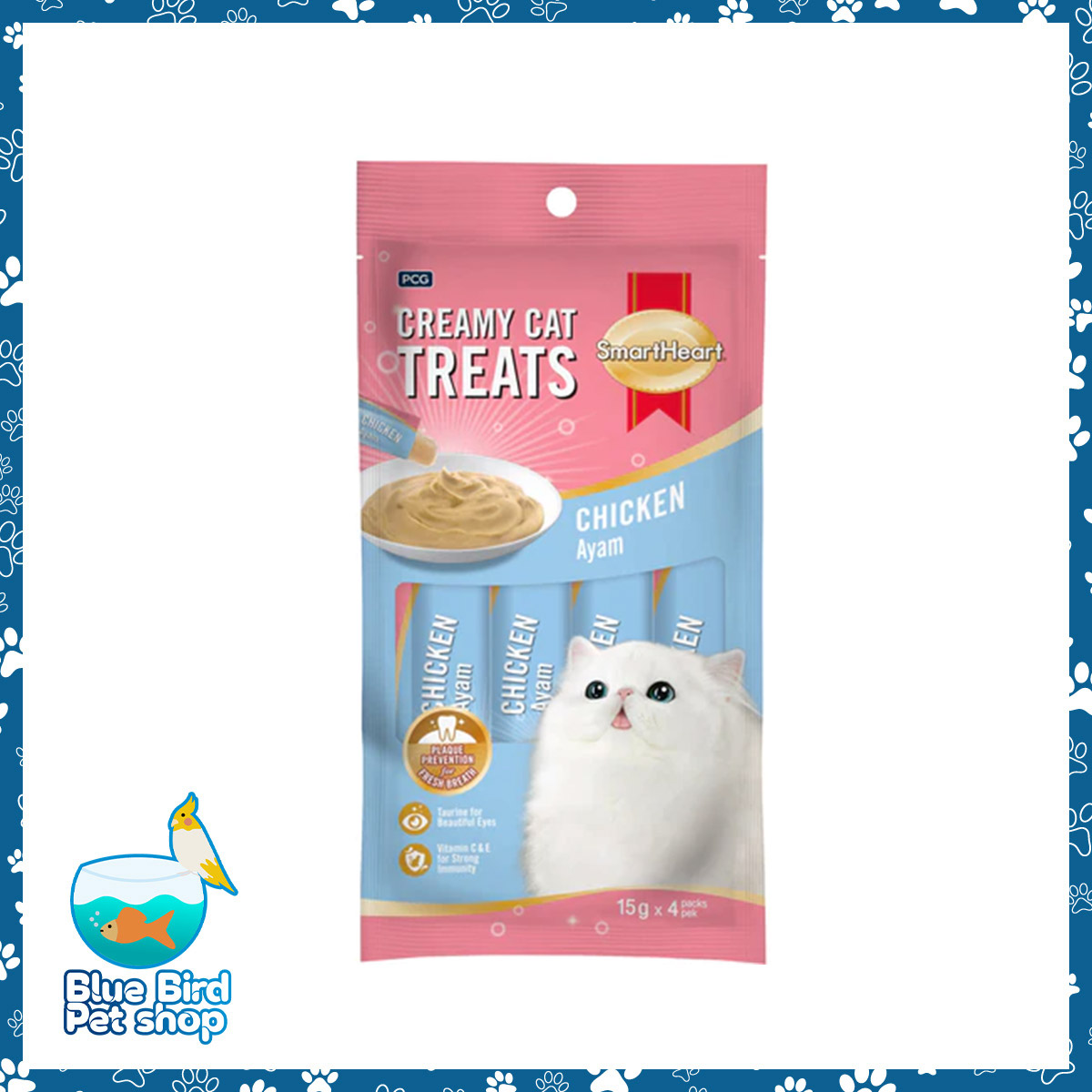 Smart Heart Cat Creamy Treat 60g 10100 Smart Heart Cat Creamy Treat 60g 10100
