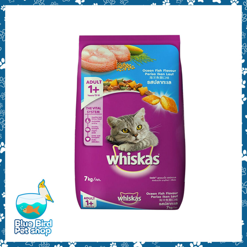 WHISKAS Adult Cat Food 7kg Blue Bird Pet Shop