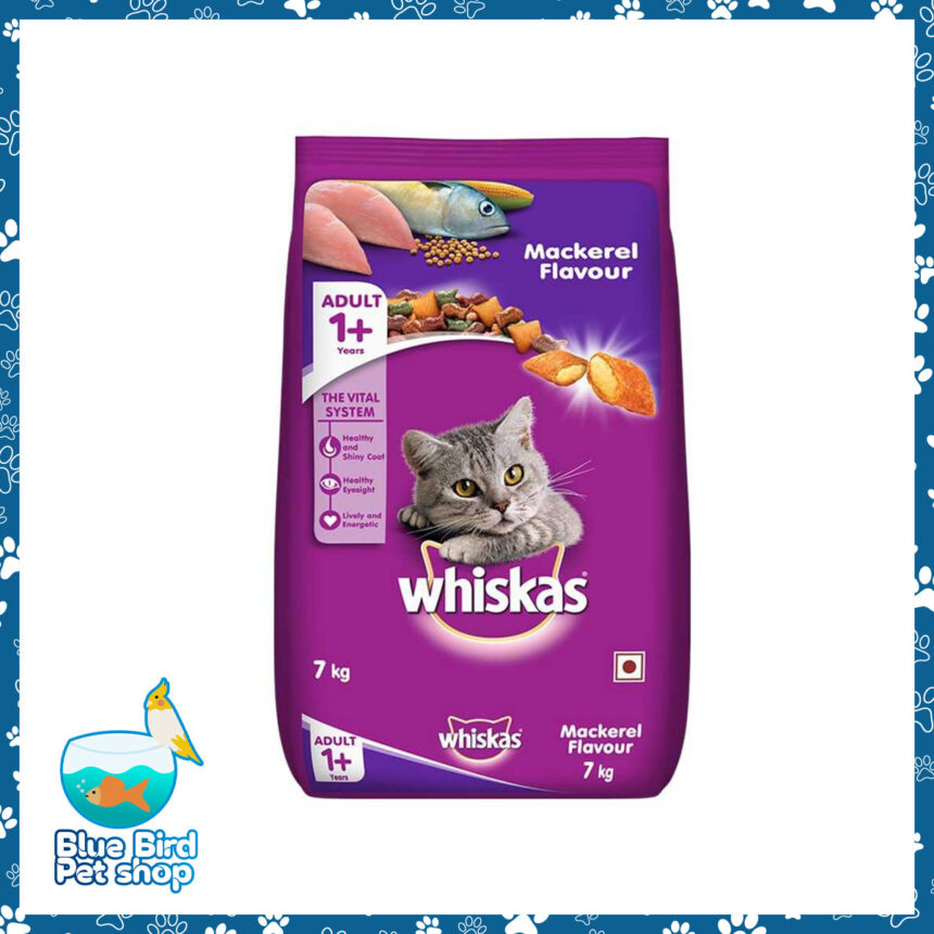 WHISKAS Adult Cat Food 7kg Blue Bird Pet Shop