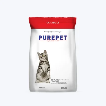 Purepet Tuna and Salmon Adult Dry Cat Food 1Kg