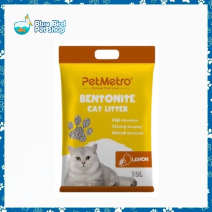 Pet Metro Bentonite Cat Litter Lemon 10L