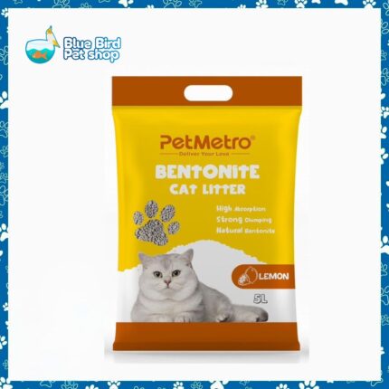 Pet Metro Bentonite Cat Litter Lemon 5L