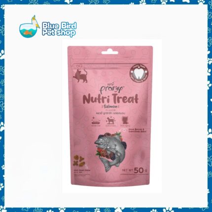 Pramy Nutri Dry Cat treat Salmon Flavor 50gm