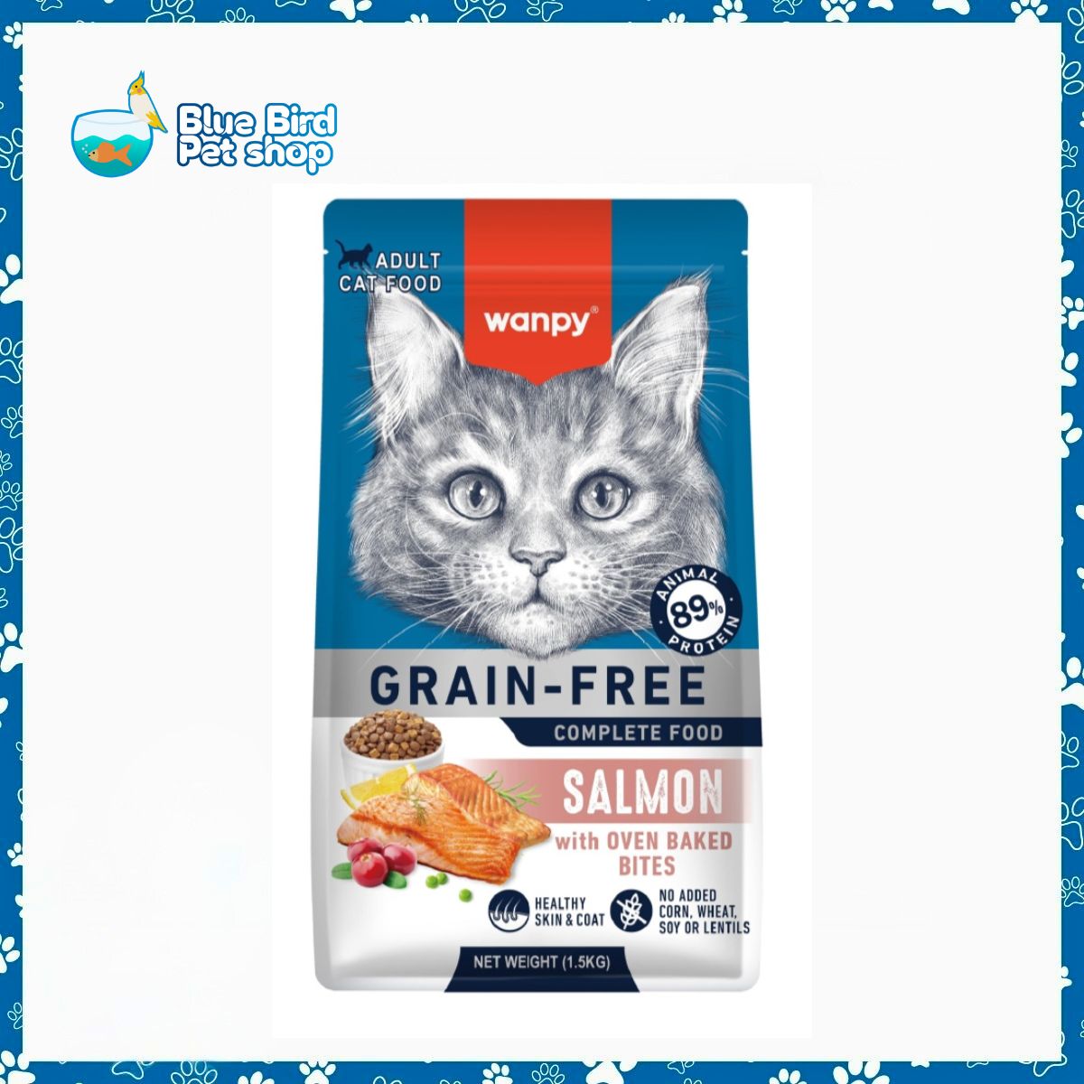 WANPY GRAIN FREE Super Premium Adult Salmon 1.5KG WANPY GRAIN FREE Super Premium Adult Salmon 1.5KG
