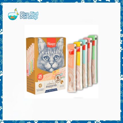 Wanpy Creamy Treat Assorted Mix Flavour 25pc Pack