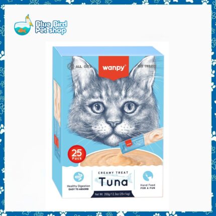 Wanpy Creamy Treat Tuna 25pc Pack 350gm (25×14gm)