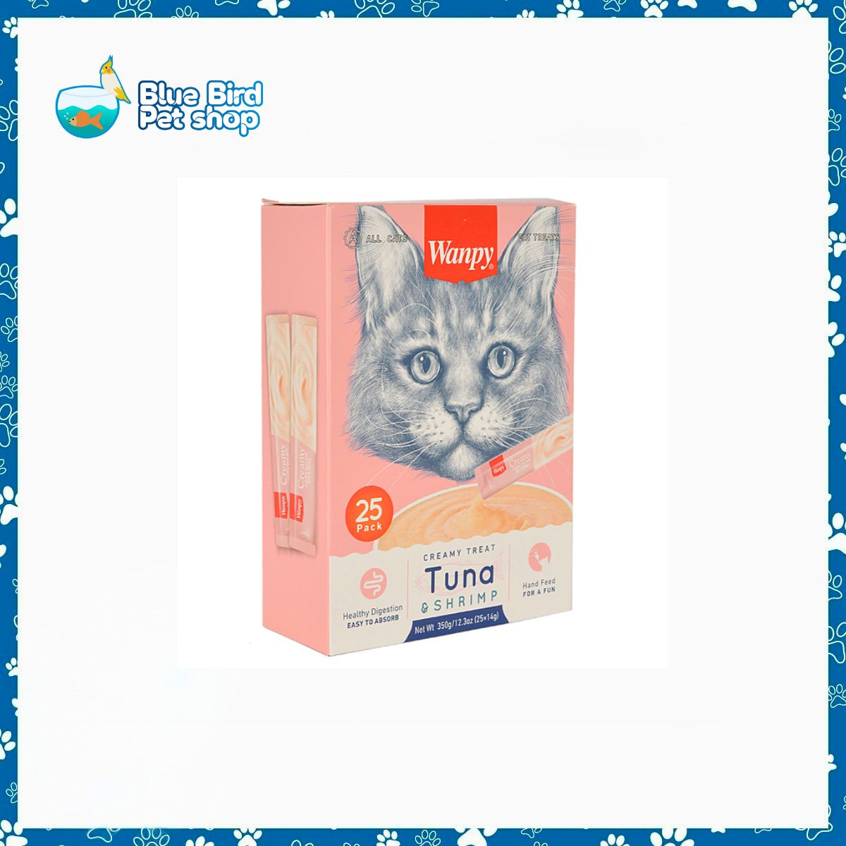 Wanpy Creamy Treat Tuna & Shrimp 25pc Pack (1) Wanpy Creamy Treat Tuna & Shrimp 25pc Pack (1)