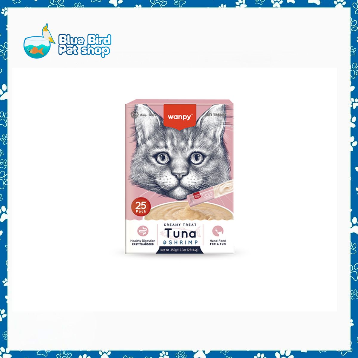Wanpy Creamy Treat Tuna & Shrimp 25pc Pack (3) Wanpy Creamy Treat Tuna & Shrimp 25pc Pack (3)
