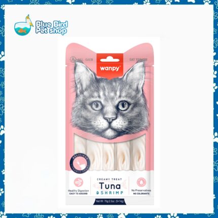Wanpy Creamy Treat Tuna & Shrimp 5pc Pack 70g