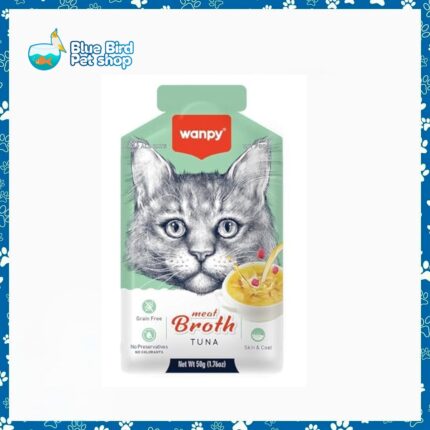 Wanpy Meat Broth Cat Pouch Tuna 50gm