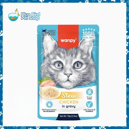 Wanpy Stew in Gravy Pouch Adult Chicken 70gm