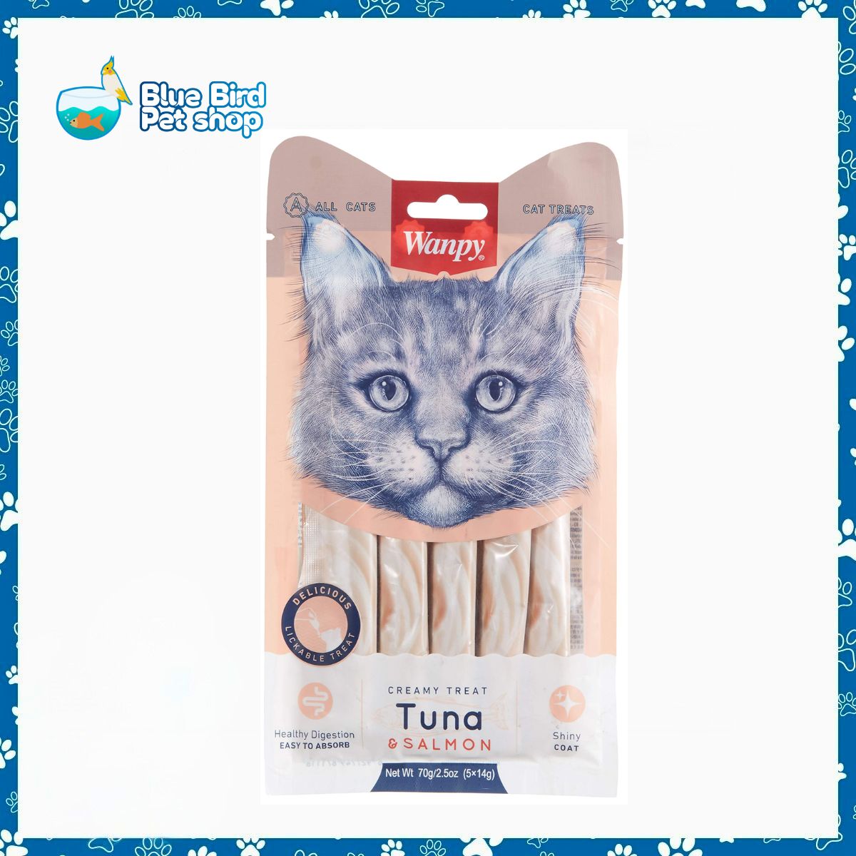 Wanpy Stew in Gravy Pouch Kitten Salmon & Tuna 70gm Wanpy Stew in Gravy Pouch Kitten Salmon & Tuna 70gm