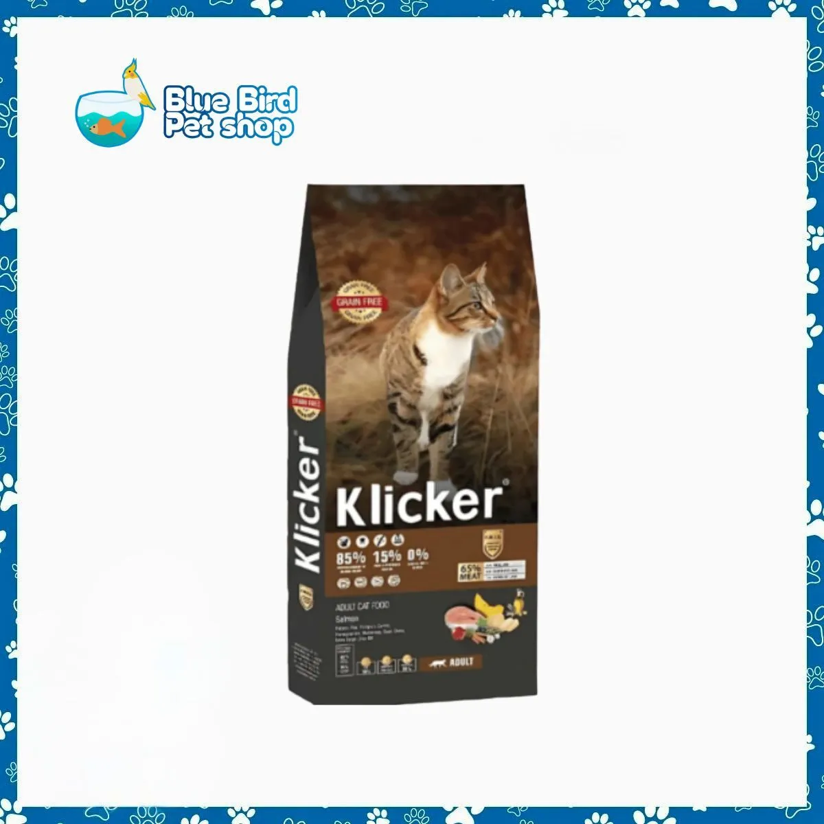 Klicker Grain Free Super Premium Adult Salmon 1KG Klicker Grain Free Super Premium Adult Salmon 1KG