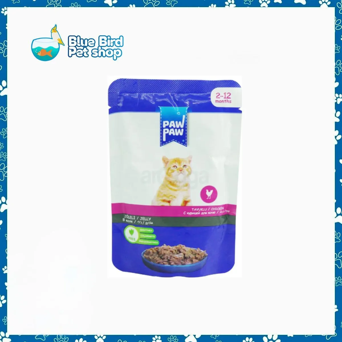 Paw Paw Pouch Kitten Chicken 85gm Paw Paw Pouch Kitten Chicken 85gm