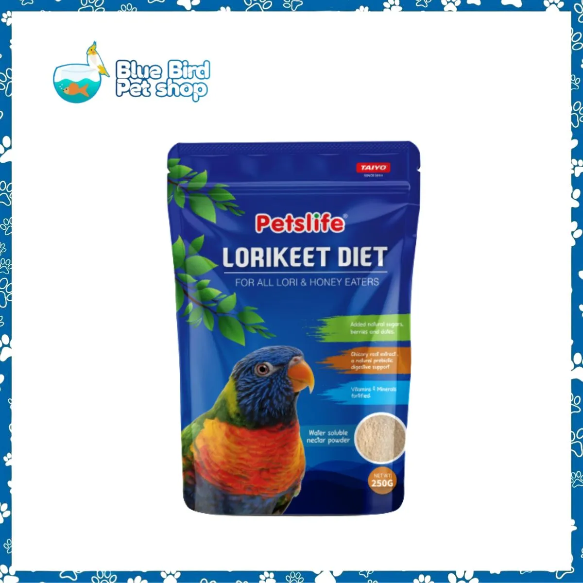 Petslife Lori Food Honey Eater 250gm Petslife Lori Food Honey Eater 250gm