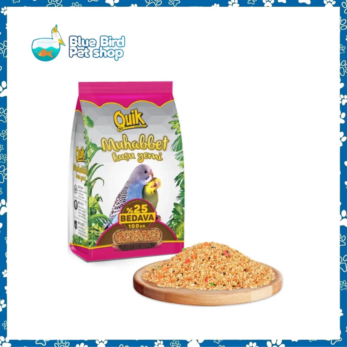 Quik Budgie Mix Pack 1KG Quik Budgie Mix Pack 1KG
