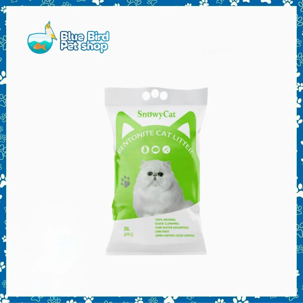 Snowycat Bentonite Cat Litter Apple 25L Snowycat Bentonite Cat Litter Apple 25L