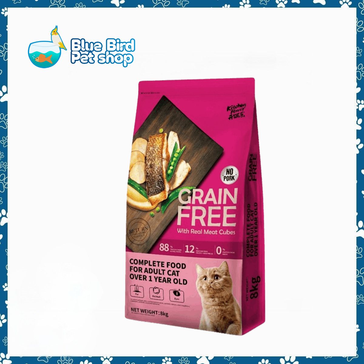 Kitchen Flavour Grain Free Cat Food Adult Cat 8KG Kitchen Flavour Grain Free Cat Food Adult Cat 8KG
