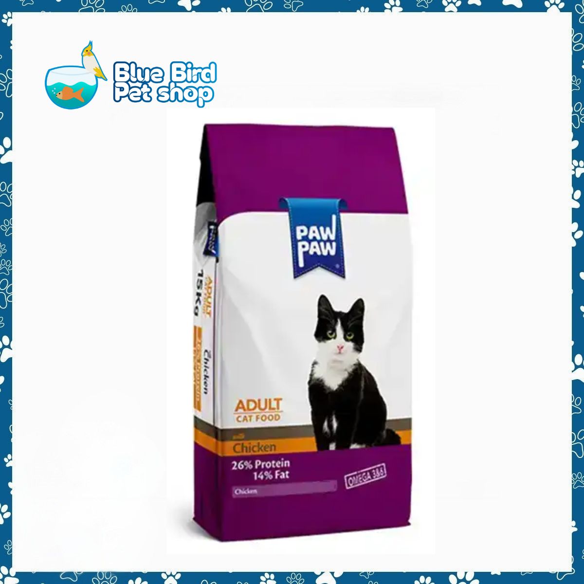 Paw Paw Adult Dry Cat Food Chicken 7KG Paw Paw Adult Dry Cat Food Chicken 7KG
