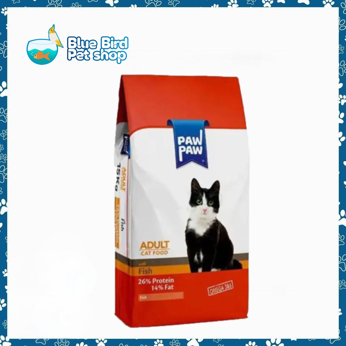 Paw Paw Adult Dry Cat Food fish 7KG Paw Paw Adult Dry Cat Food fish 7KG