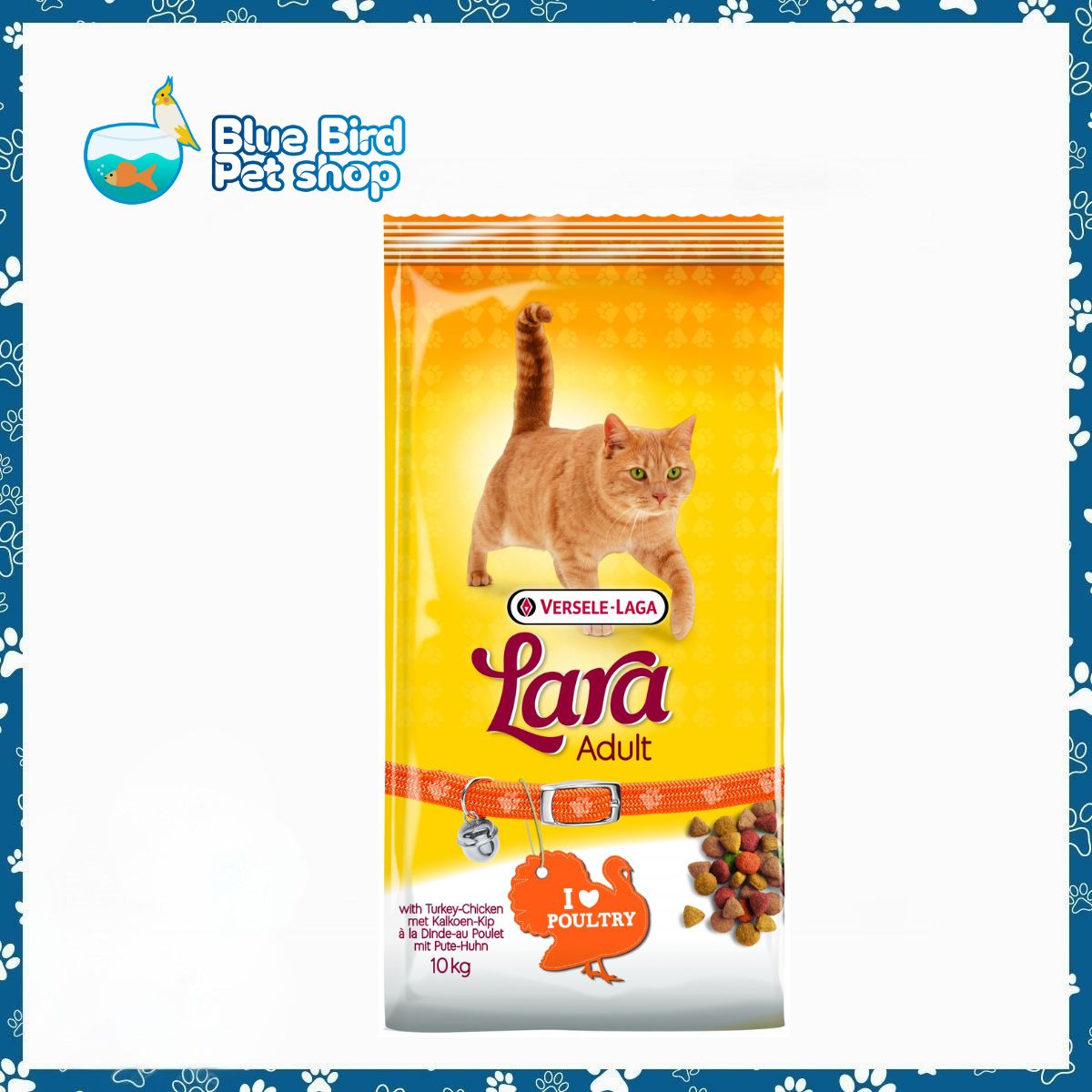 Versele Laga Lara Adult Cat Food with Poultry 10KG Versele Laga Lara Adult Cat Food with Poultry 10KG