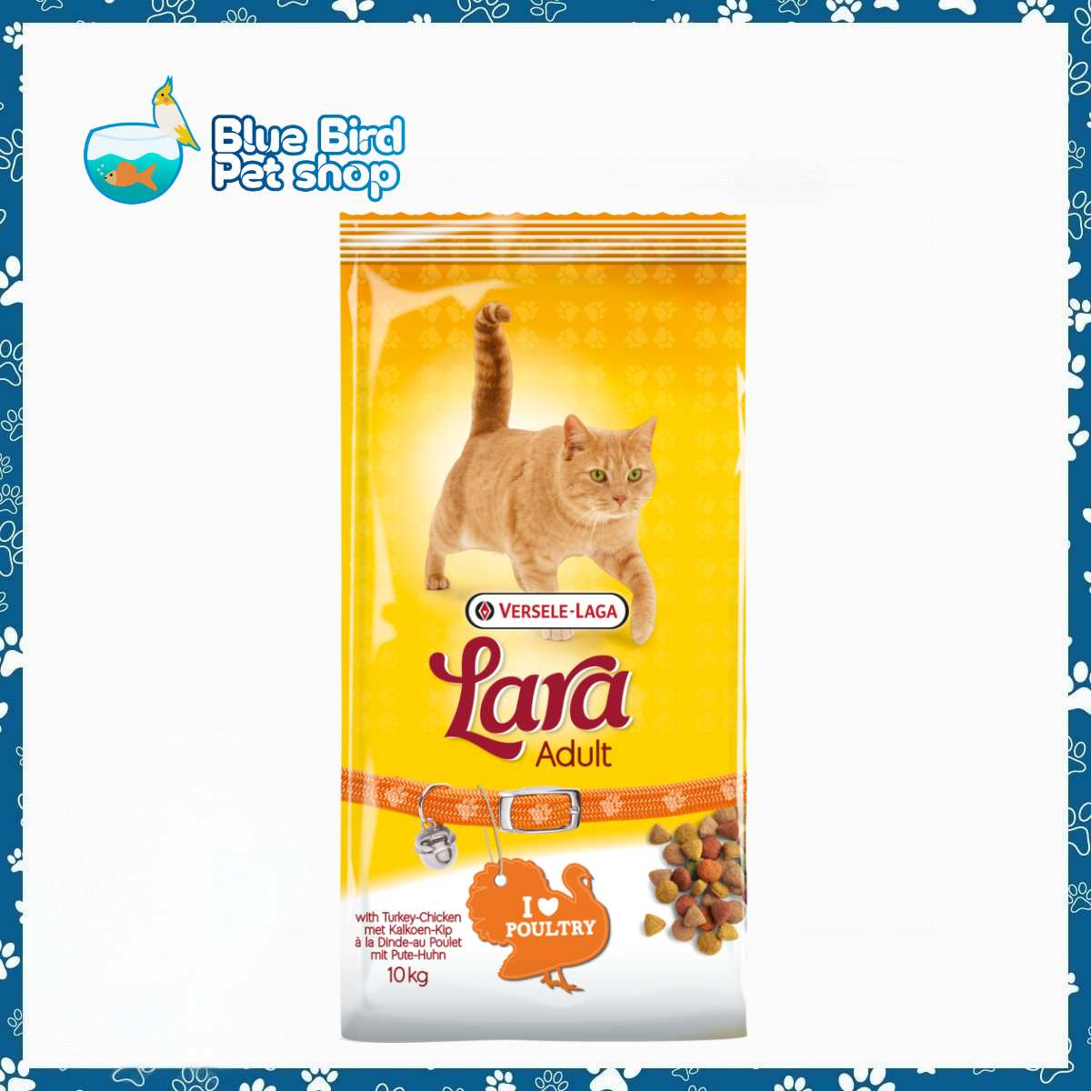Versele Laga Lara Adult Cat Food with Poultry 2KG Versele Laga Lara Adult Cat Food with Poultry 2KG