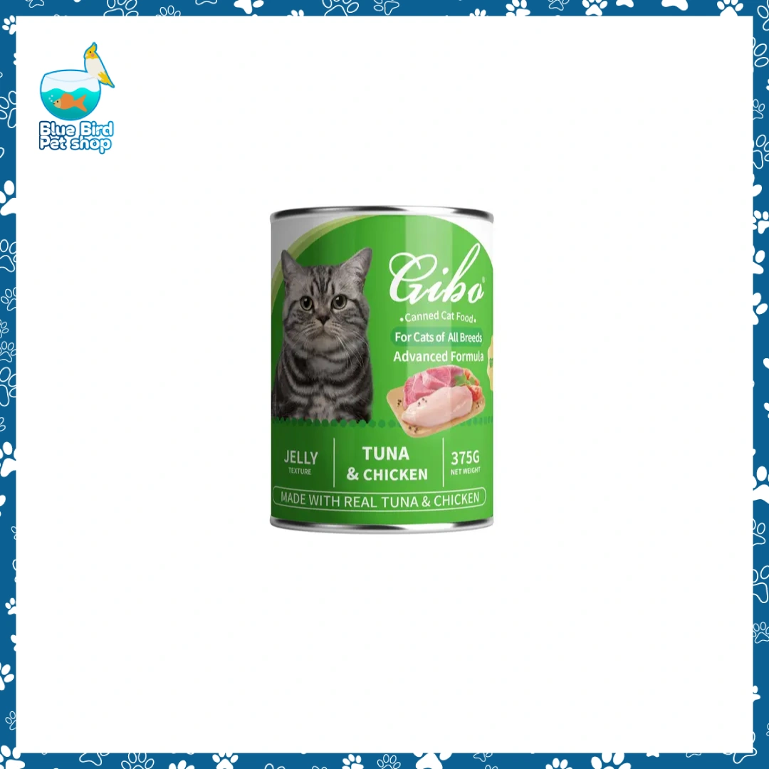 Gibo Grain Free Cat Canned Food Chicken & Tuna 375g (Jelly) Gibo Grain Free Cat Canned Food Chicken and Tuna 375g Jelly in Bangladesh