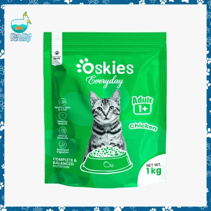 Oskies Everyday Adult Chicken Cat Food 1kg Bangladesh