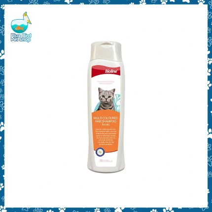 Bioline Multi Color Hair Shampoo 200 ml for pets grooming coat care