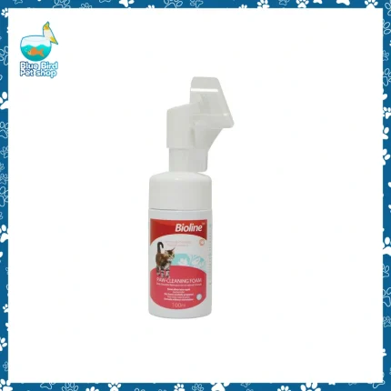 Bioline Paw Cleaning Foam 100ml for dogs and cats paw hygiene care