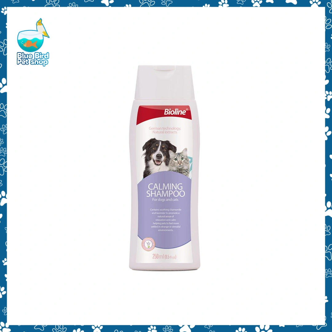 Bioline Calming Shampoo for Dogs & Cats 250ml Bioline Calming Shampoo 250ml for dogs and cats at Blue Bird Petshop Bashundhara