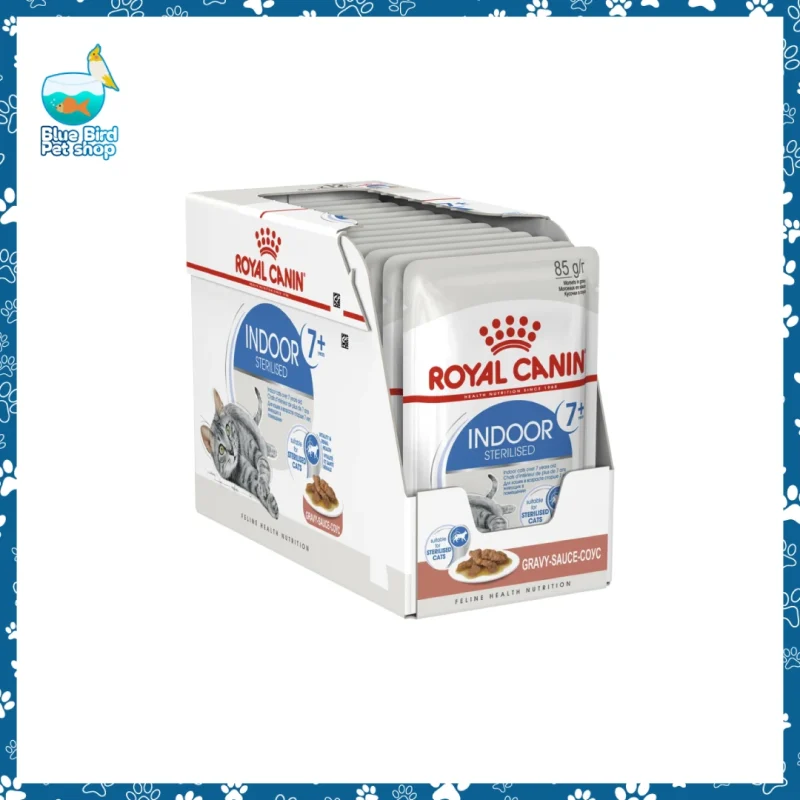 Royal Canin Adult Pouch Indoor Sterilised in Gravy 85g wet cat food pouch for indoor sterilised cats