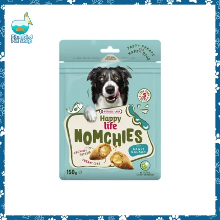 Versele-Laga Happy Life Nomchies Saucy Salmon soft dog treats pack for dogs
